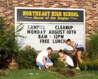 08_10_09~ NEHS Campus Clean